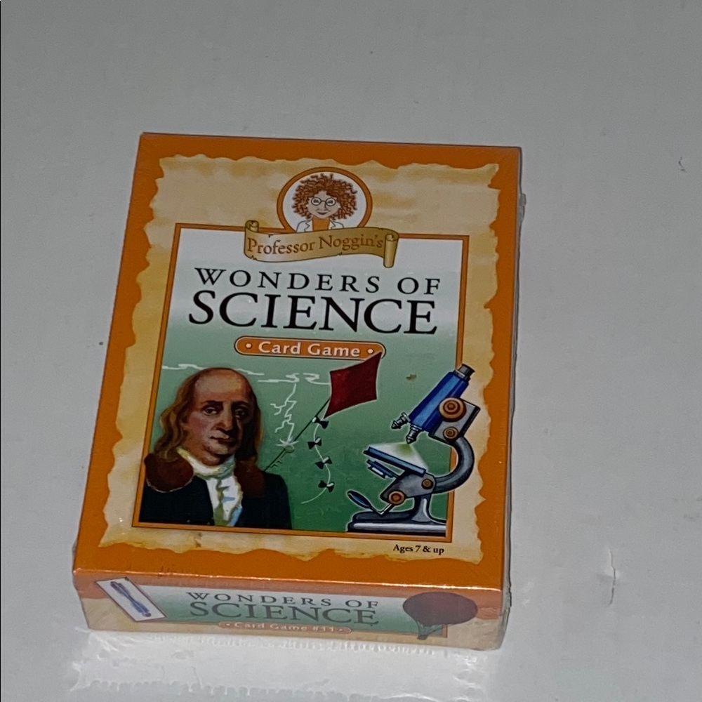 Outset Professor Noggin's Wonders of Science Card Game New